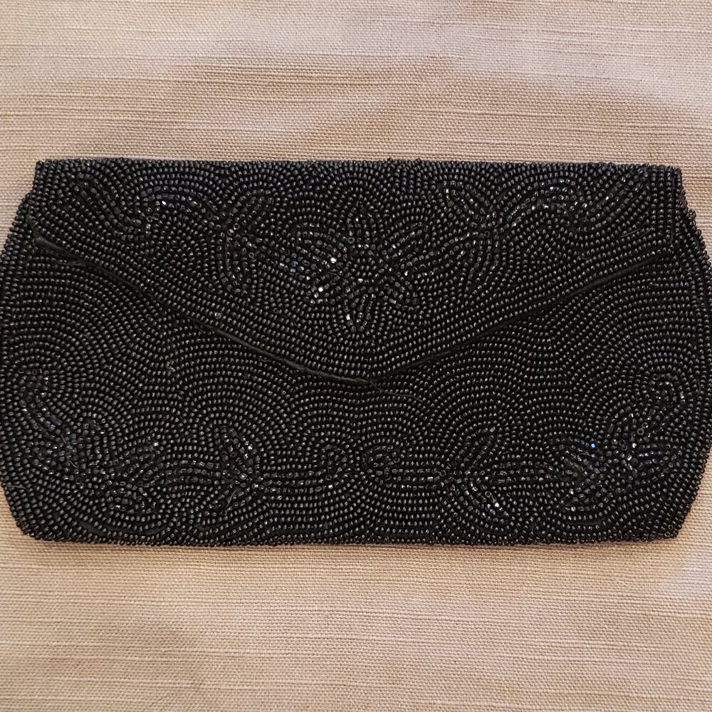 Vintage beaded Jorelle Clutch Bag  Hand Made in  Belgium